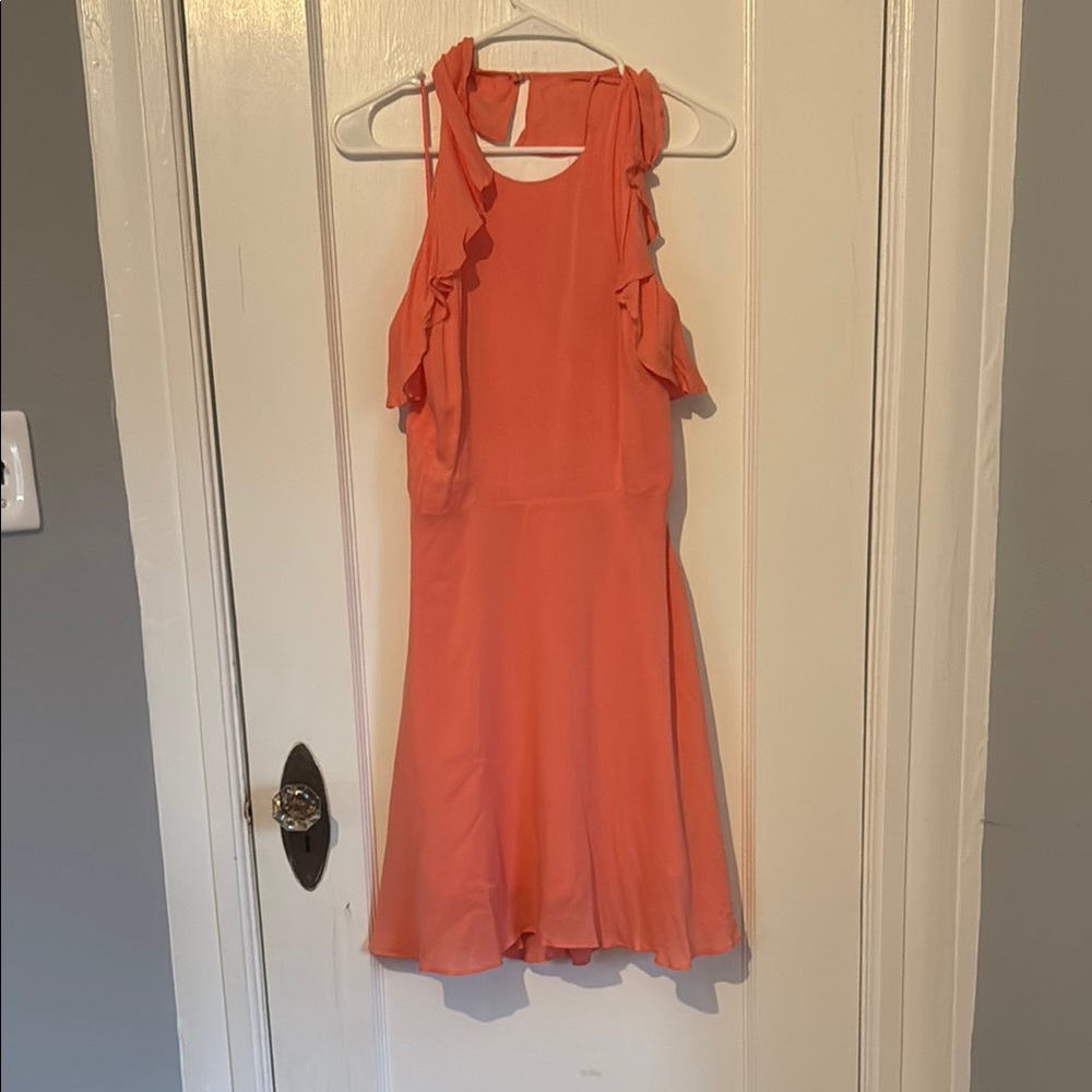 BB Dakota Peach Backless Dress